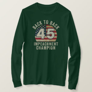T-shirt Retour à l'entrée de derrière Champ American Flag