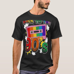 T-shirt Retour aux années 90 90 Disco Radio et Techno Era 