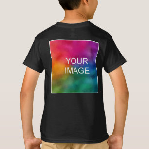 T-shirt Retour Conception Ajouter Modèle d'image Enfants G