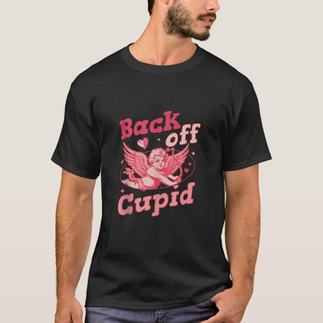T-shirt Retour de Cupid Anti Valentines Jour Funny Retro V (Devant)