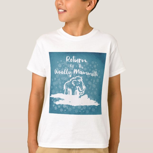 T-shirt Retour De La Mammothe Laine (Devant)