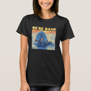 T-shirt Retour des astronautes de la station spatiale avec