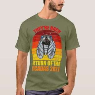 T-shirt Retour du Cicadas 2021 - Steampunk Brood X