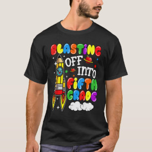 T-shirt Retour En Cinquième Année À L'École