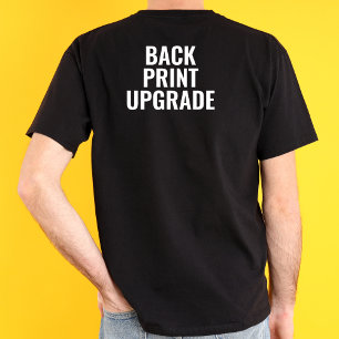 T-shirt Retour Imprimer Mettre à niveau vers l'arrière Imp