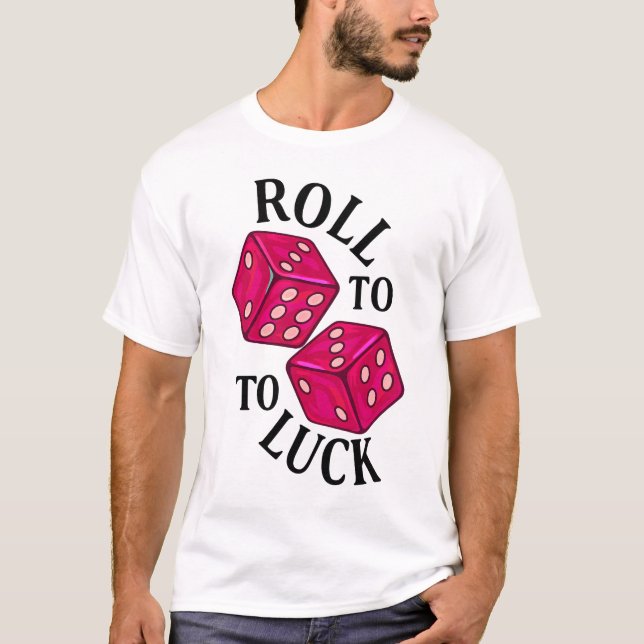 T-shirt Retour vers la chance - Neon Dice (Devant)