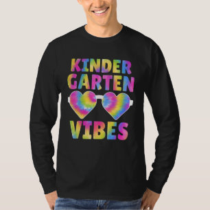T-shirt Retourner À L'École Enfant Jardin D'Enfants Vibes
