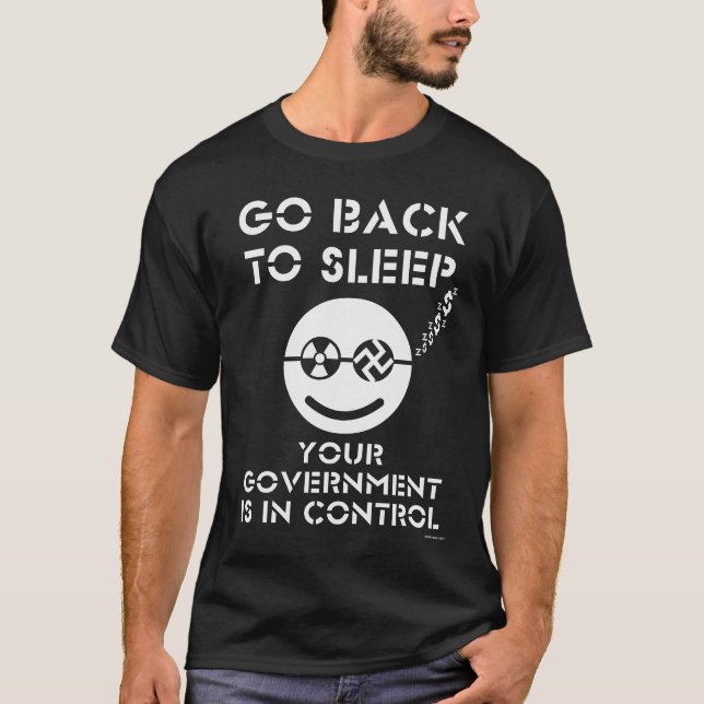 T-shirt Retournez pour dormir (Devant)
