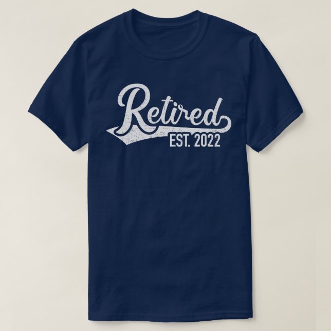T-shirt Retraité 2022 (Design devant)