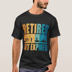T-shirt Retraité 2022 Humour de pêche vintage, Retraité no