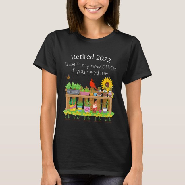 T-shirt Retraité 2022 Retraite Party Gardner Gardner de (Devant)