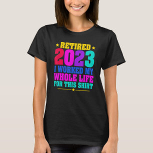 T-shirt Retraité 2023 Drôle Humour de retraite Vintage hom