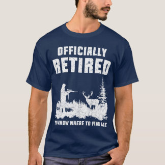 T-shirt Retraite 2025 Cadeaux de retraite Chasse au cerf C