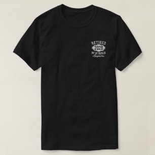 T-shirt Retraité 2026 Drôle de retraite 2026 Hommes Femmes