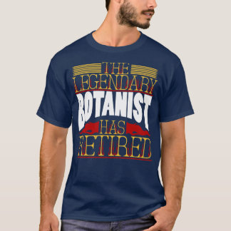 T-shirt Retraite de retraite botaniste