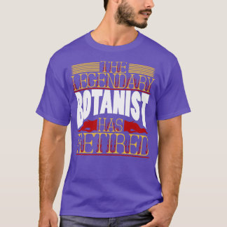 T-shirt Retraite de retraite botaniste