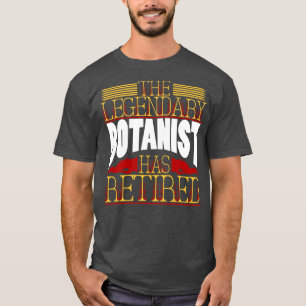 T-shirt Retraite de retraite botaniste