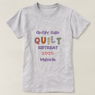 T-shirt Retraite de surface composée personnalisée