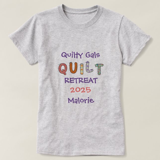 T-shirt Retraite de surface composée personnalisée (Design devant)
