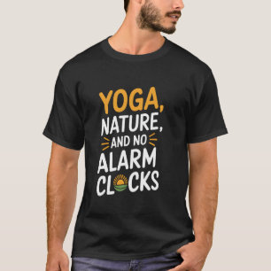T-shirt Retraite de yoga Nature Et Pas de Réveils