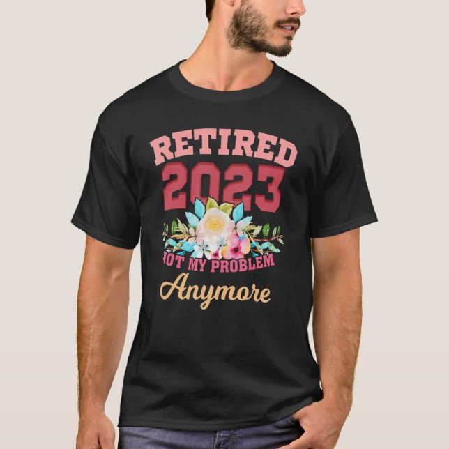 T-shirt Retraite Des Femmes 2023 Retraite 2023 Femmes (Devant)