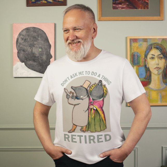 T-shirt Retraité | Drôle cadeau mariage retraite pour homm (Retired | Funny Retirement Marriage Gifts for Men T-Shirt)