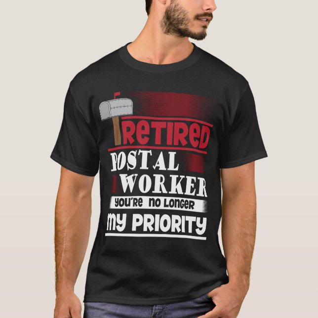 T-shirt Retraite drôle retirée de livreur de travailleur (Devant)