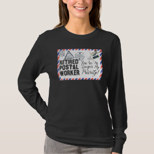 T-shirt Retraite du bureau de poste de retraite des travai