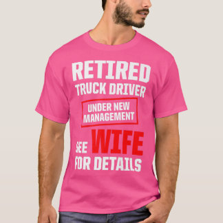 T-shirt Retraite du camionneur 2437