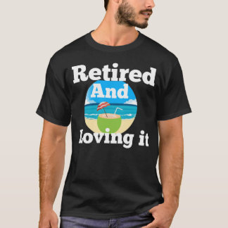 T-shirt Retraité et l'amour