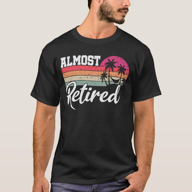 T-shirt Retraite Funny Pratiquement Retraitée Retraite Bie (Devant)