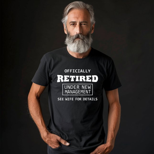 T-shirt retraité officiellement sous la nouvelle direction (Créateur téléchargé)
