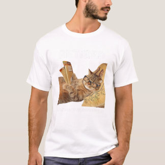 T-shirt Retraité Pas Mon Problème Plus Drôle Chat Retraité