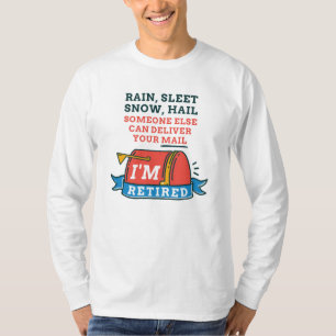 T-shirt Retraité Postal Worker Custom Mailman Retraite