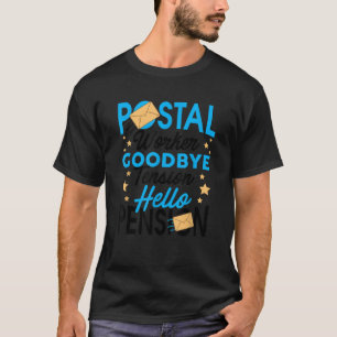 T-shirt Retraité Postal Worker Funny Retraite Party cadeau