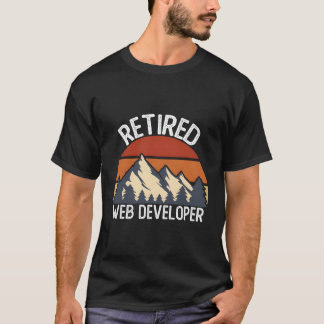 T-shirt Retraite Pour 2023 Développeur Web Retraité