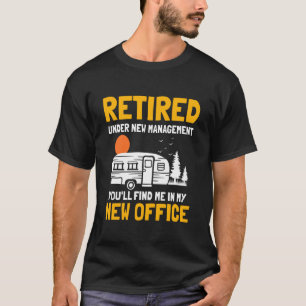 T-shirt Retraite Retraité Drôle Campeur Camping RV Camp Lo