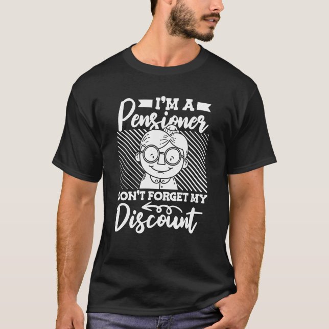 T-shirt Retraité Retraité Retraité Ne pas oublier ma disco (Devant)
