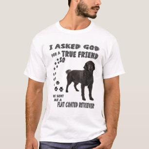 T-shirt Retriever à couche plate Citation Maman, Flattie 