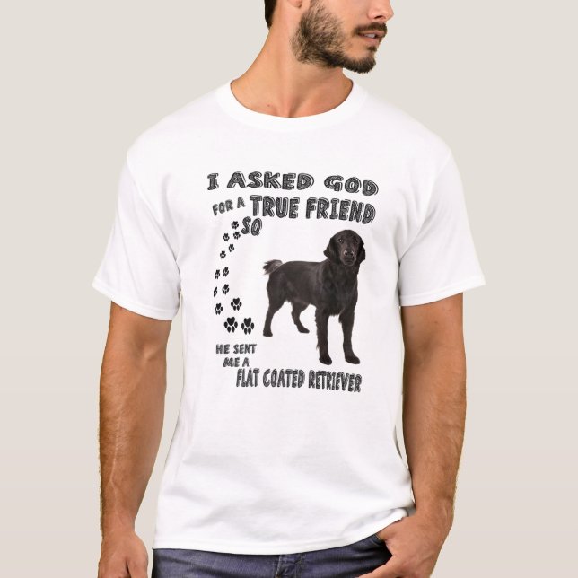 T-shirt Retriever à couche plate Citation Maman, Flattie P (Devant)