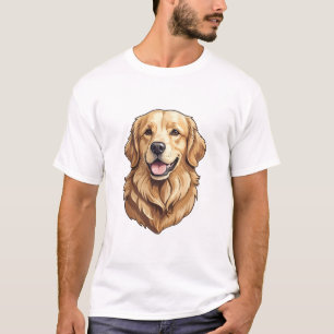 T-shirt Retriever doré