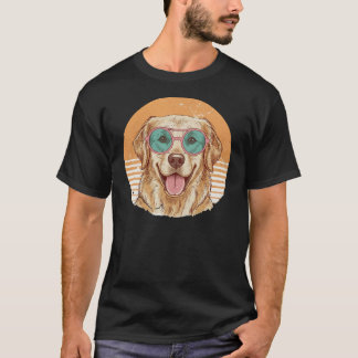 T-shirt Retriever doré