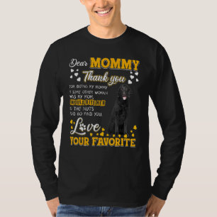 T-shirt Retriever Refroidi Cher Merci Maman Pour Être