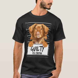 T-shirt Retrievers de Tolling de Canard Mugshot Chien Coup