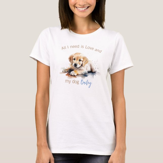T-shirt rétrificateur doré personnalisé (Devant)