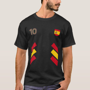 T-shirt Retro10 Espagne Football Espagne Football Espagne
