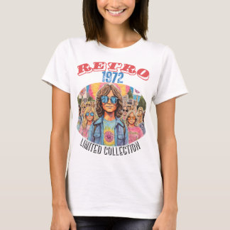 T-SHIRT RETRO 1972 - RETRO REVIVAL (COLLECTION LIMITÉE)