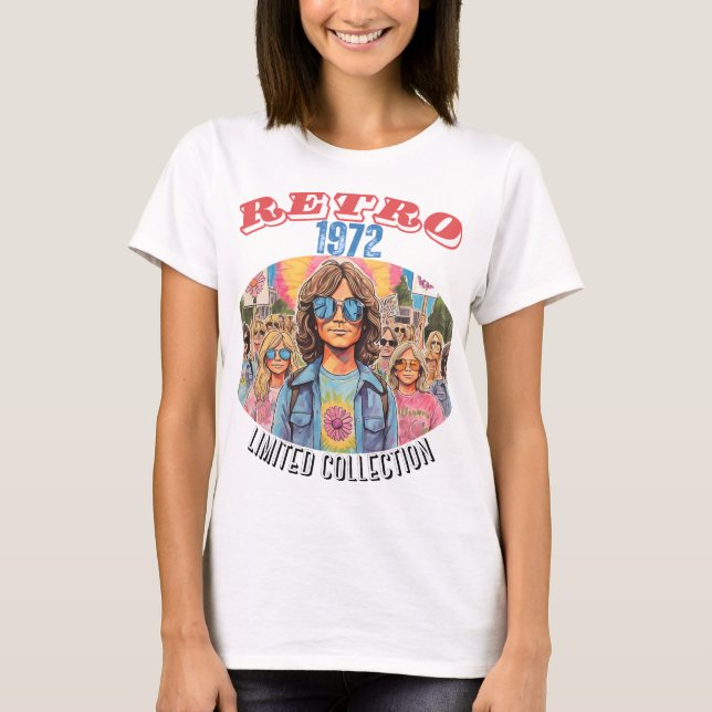 T-SHIRT RETRO 1972 - RETRO REVIVAL (COLLECTION LIMITÉE) (Devant)