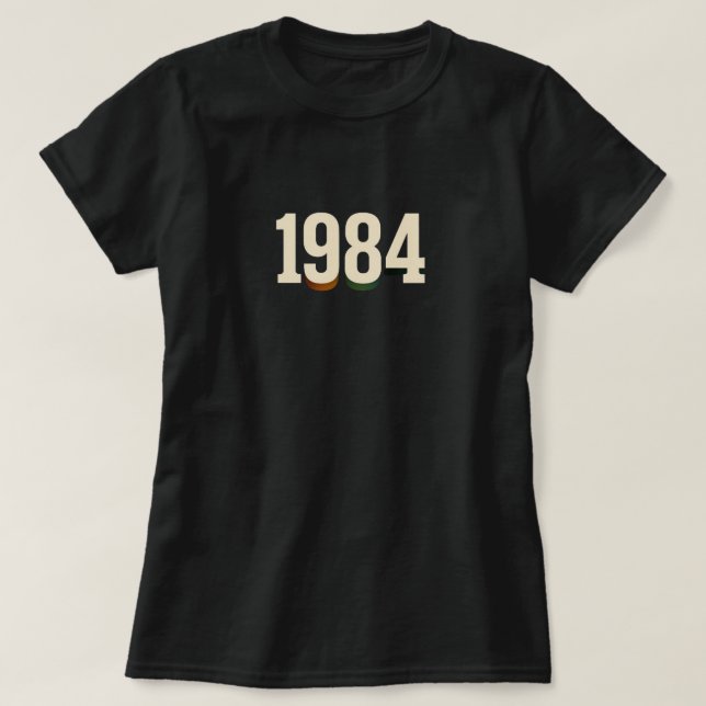 T-shirt Retro 1984 Shirt (Design devant)