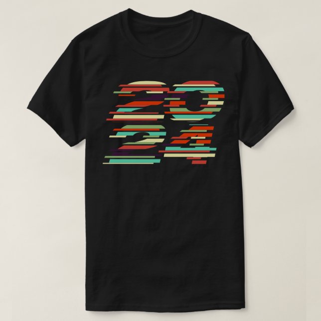 T-shirt Rétro 2024 (Design devant)